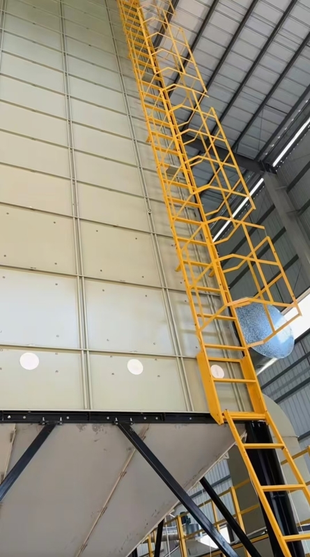 Secador de semillas de trigo de maíz de arroz de granos 70 toneladas/partido Capacidad de aire caliente Temperatura 60-130°C 16.603kw