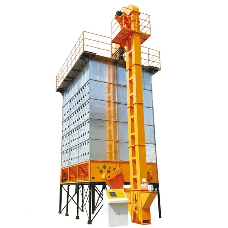 32 toneladas por lote de arroz, trigo secador a baja temperatura con doble conducto de aire sistema de doble circulación