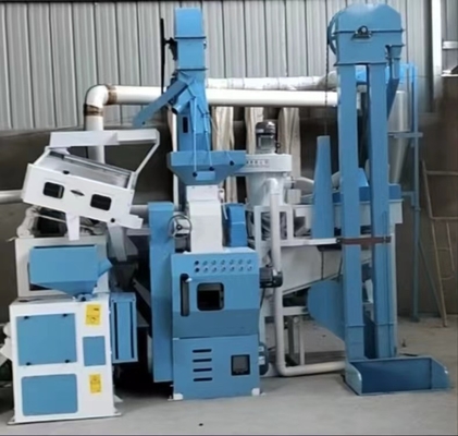 18 toneladas por día máquina combinada de molino de arroz máquina de excavación de arroz máquinas de eliminación de piedras de buen rendimiento