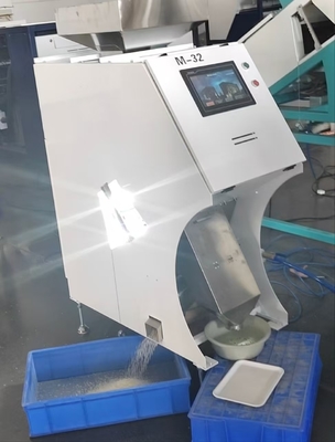 500 Kgs/H Capacidad Mini Arroz CCD clasificador de color con 32 eyectores