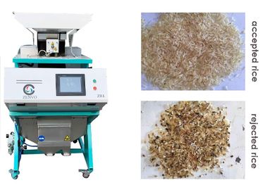 Clasificadora cocida a medias CCD industrial inteligente del arroz del canal inclinado de la clasificadora 1