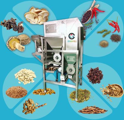 Máquina de circulación de acero inoxidable del clasificador del color del grano de la energía eólica para picante