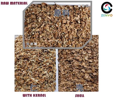 Clasificadora de circulación del viento de Shell Out Of Kernels By de la nuez separada