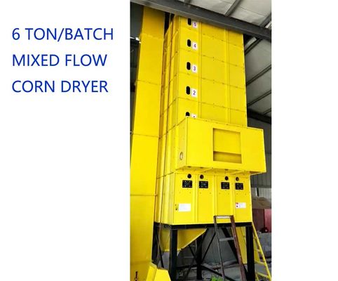 Tipo pequeño secador de 6 Ton Per Batch Mixed Flow del maíz