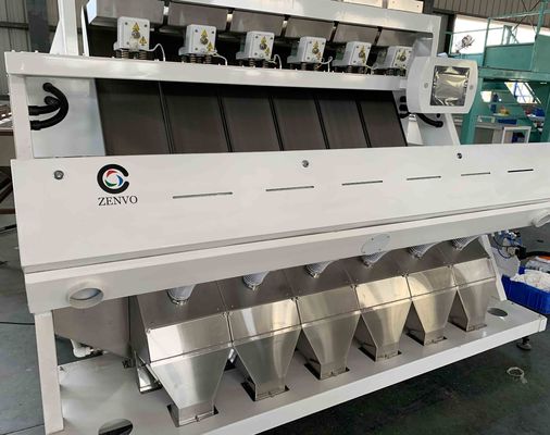 El sensor 6 de TOSHIBA canaliza la máquina del clasificador del color del CCD para los cacahuetes