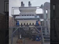 448 Canal 10 T/H Gran clasificador de color de maíz de alta resolución