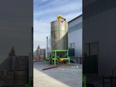 Secador de maíz móvil de 12 toneladas, eficiente y rápido.