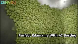Clasificador de color tipo cinturón pequeño Fresh Edamame con Ai.